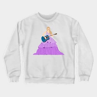 Eras Speak Now Purple Dress Crewneck Sweatshirt